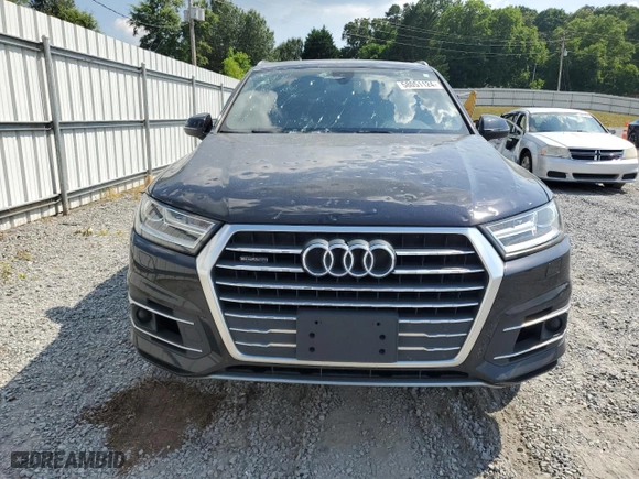 2017 Audi Q7 Premium Plus with VIN WA1LAAF77HD013492, listed as a Copart auction lot 58051124 with 81,065 mi miles and Salvage Title. Bid and sale history available at carsss.com. Image 5.