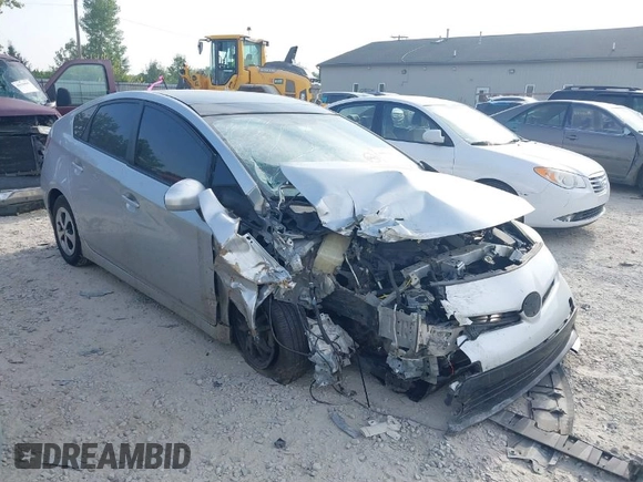 2013 Toyota Prius One with VIN JTDKN3DU8D5635176, listed as a IAAI auction lot 40110997 with 145,199 mi miles. Bid and sale history available at carsss.com. Image 1.