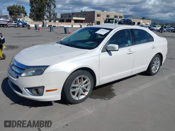 2012 Ford Fusion SEL with VIN 3FAHP0JG0CR171867, listed as a IAAI auction lot 41804936 with 189,448 mi miles. Bid and sale history available at carsss.com. Image 2.