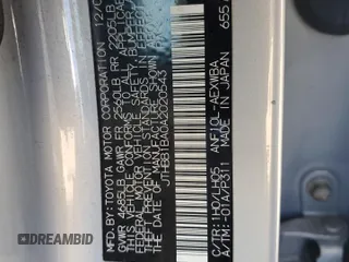 2010 Lexus HS 250h with VIN JTHBB1BA0A2020543, listed as a Copart auction lot 50043685 with 203,375 mi miles and Salvage Title. Bid and sale history available at DreamBid. Image 12.