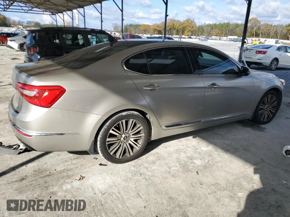 2014 Kia Cadenza Premium with VIN KNALN4D76E5157312, listed as a Copart auction lot 84488924 with 164,942 mi miles and Clean Title. Bid and sale history available at carsss.com. Image 3.