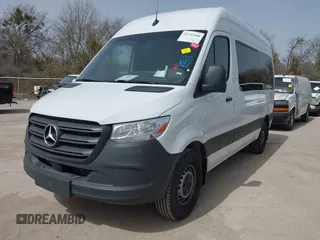 2024 Mercedes-Benz Sprinter Passenger with VIN W1Z4KFHY4RP738548, listed as a IAAI auction lot 41742408 with 4,299 mi miles. Bid and sale history available at carsss.com. Image 2.