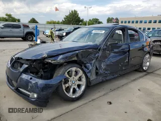 2010 BMW 3 Series 335i xDrive with VIN WBAPL3C59AA407936, listed as a Copart auction lot 70455304 with 89,675 mi miles and Salvage title. Bid and sale history available at DreamBid. Image 1.