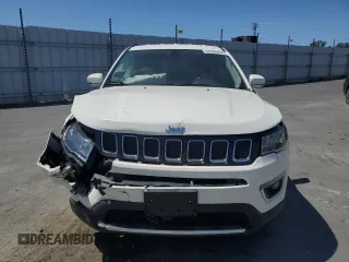 2020 Jeep Compass Limited with VIN 3C4NJCCBXLT154594, listed as a Copart auction lot 57890455 with 107,541 mi miles and Salvage title. Bid and sale history available at DreamBid. Image 5.