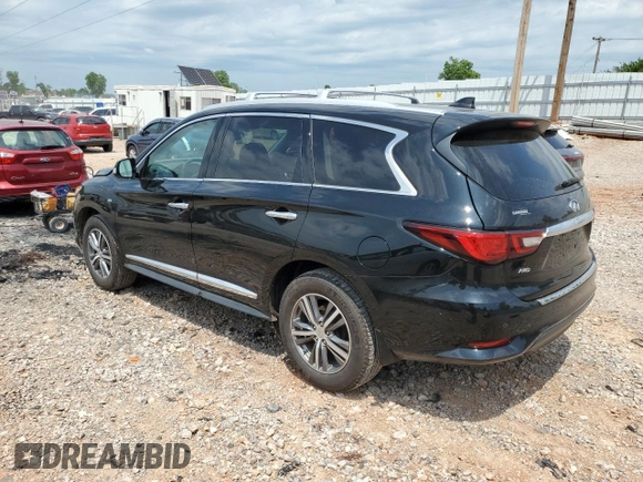 2020 Infiniti QX60 Pure with VIN 5N1DL0MM1LC507719, listed as a Copart auction lot 58029415 with 51,338 mi miles and Salvage title. Bid and sale history available at DreamBid. Image 2.