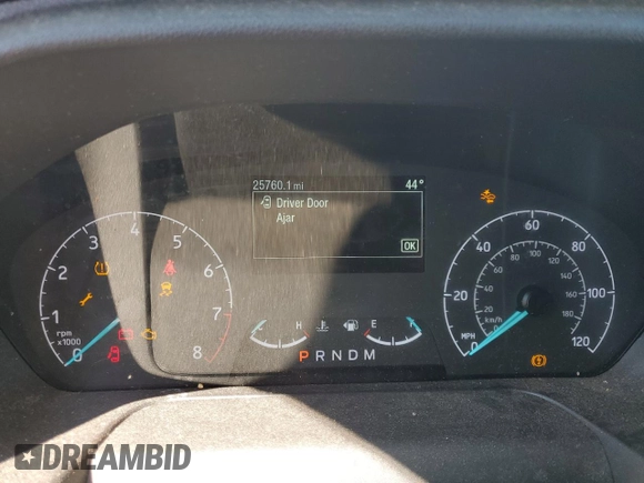 2023 Ford Transit Cargo z VIN 1FTBR1X88PKB17758, wystawiony jako Copart lot #48182245 z przebiegiem 25 760 mil mil oraz Czysty tytuł • Clean title. Historia ofert i sprzedaży dostępna na DreamBid. Obrazek 9.