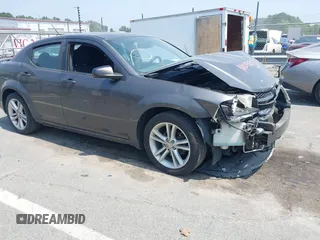 2014 Dodge Avenger SE with VIN 1C3CDZAB5EN225762, listed as a IAAI auction lot 42581942 with 168,384 mi miles and . Bid and sale history available at DreamBid. Image 1.