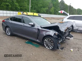 2015 Hyundai Genesis 3.8L z VIN KMHGN4JE5FU082290, wystawiony jako IAAI lot #42097746 z przebiegiem 116 079 mil mil oraz . Historia ofert i sprzedaży dostępna na DreamBid. Obrazek 1.