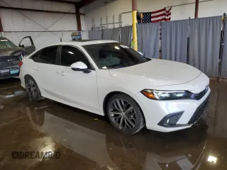 2024 Honda Civic Sedan Touring with VIN 2HGFE1F91RH327492, listed as a Copart auction lot 89207475 with 43,663 mi miles and Salvage Title. Bid and sale history available at carsss.com. Image 4.