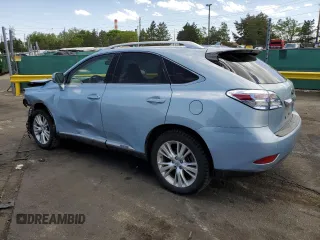 2011 Lexus RX 450h with VIN JTJBC1BAXB2033040, listed as a Copart auction lot 56920005 with 102,791 mi miles and Salvage title. Bid and sale history available at DreamBid. Image 2.