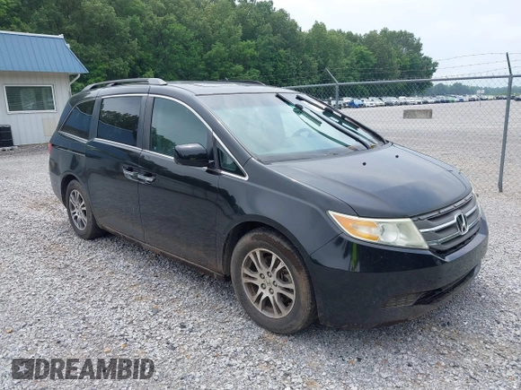 2012 Honda Odyssey EX-L with VIN 5FNRL5H66CB095996, listed as a IAAI auction lot 42446499 with 198,016 mi miles and . Bid and sale history available at DreamBid. Image 1.
