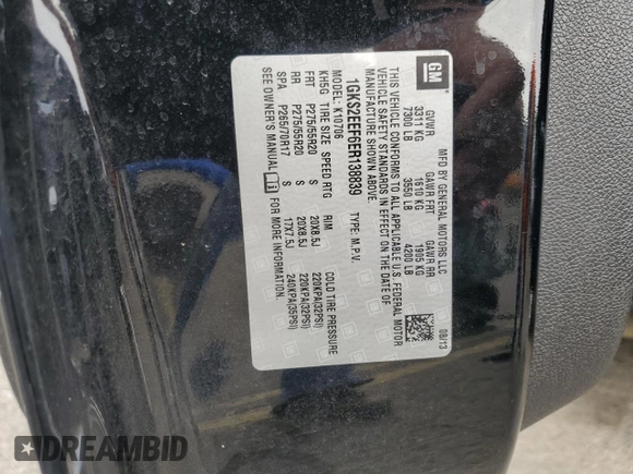 2014 GMC Yukon Denali with VIN 1GKS2EEF6ER138839, listed as a Copart auction lot 71964954 with Not Provided miles and Salvage Title. Bid and sale history available at carsss.com. Image 14.
