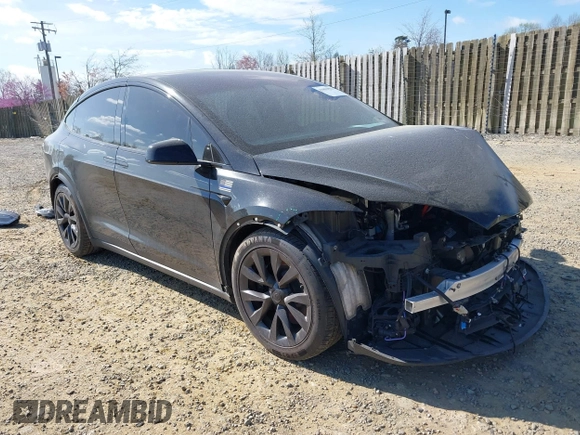 2022 Tesla Model X with VIN 7SAXCAE59NF346186, listed as a IAAI auction lot 41893923 with Not Provided miles and . Bid and sale history available at DreamBid. Image 1.