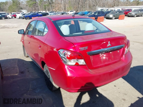 2020 Mitsubishi Mirage ES z VIN ML32F3FJ7LHF04887, wystawiony jako IAAI lot #41708735 z przebiegiem 72 512 mil mil oraz . Historia ofert i sprzedaży dostępna na DreamBid. Obrazek 3.