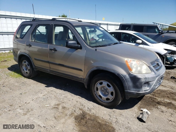 2005 Honda CR-V LX with VIN JHLRD78585C053798, listed as a Copart auction lot 50341005 with 200,839 mi miles and Salvage Title. Bid and sale history available at carsss.com. Image 4.