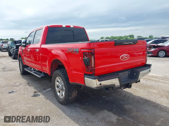 2017 Ford F-250 Lariat with VIN 1FT7W2BT9HEE70543, listed as a IAAI auction lot 42356020 with 184,744 mi miles and . Bid and sale history available at DreamBid. Image 3.