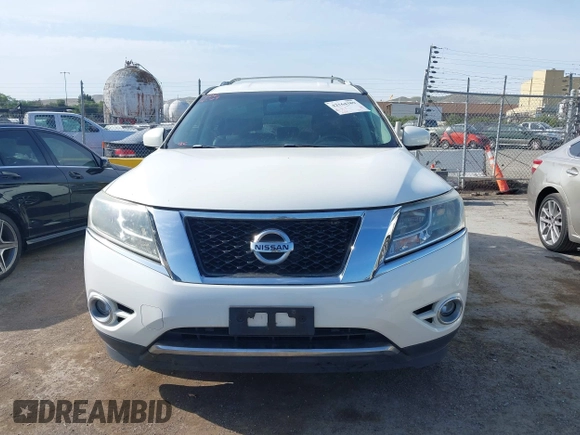 2014 Nissan Pathfinder SV with VIN 5N1AR2MM7EC706483, listed as a IAAI auction lot 42164389 with 192,754 mi miles. Bid and sale history available at carsss.com. Image 6.