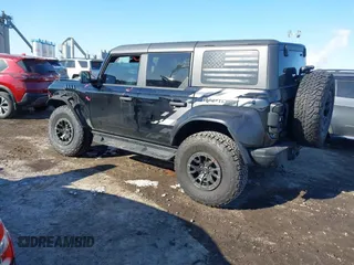 2023 Ford Bronco Raptor with VIN 1FMEE5JR3PLB78989, listed as a IAAI auction lot 41326852 with 9,134 mi miles. Bid and sale history available at carsss.com. Image 3.