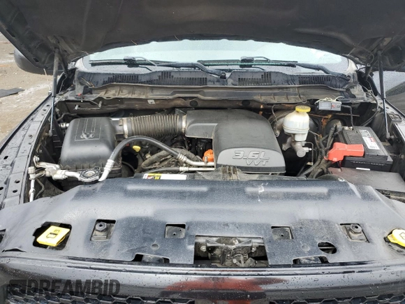 2017 Ram 1500 Express with VIN 1C6RR6FGXHS860404, listed as a Copart auction lot 48977275 with 86,030 mi miles and Salvage title. Bid and sale history available at DreamBid. Image 12.