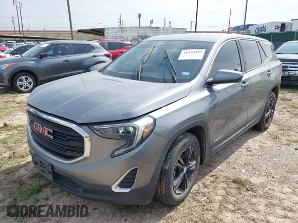 2020 GMC Terrain SLE with VIN 3GKALMEV9LL154922, listed as a IAAI auction lot 41928332 with Not provided miles and . Bid and sale history available at DreamBid. Image 2.