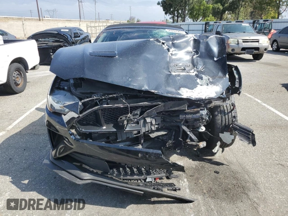2019 Ford Mustang GT Premium with VIN 1FATP8FF4K5186253, listed as a Copart auction lot 56897965 with 75,738 mi miles and Salvage title. Bid and sale history available at DreamBid. Image 5.