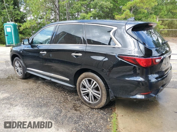 2019 Infiniti QX60 Luxe with VIN 5N1DL0MN7KC555877, listed as a Copart auction lot 63551605 with 160,184 mi miles and Clean title. Bid and sale history available at DreamBid. Image 2.