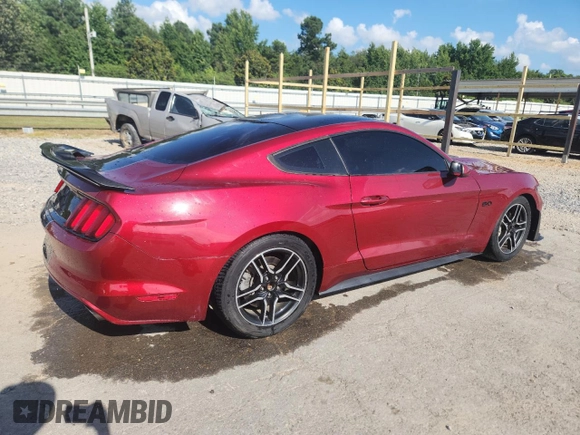2017 Ford Mustang GT with VIN 1FA6P8CFXH5339549, listed as a Copart auction lot 64950075 with 80,465 mi miles and Non repairable. Bid and sale history available at DreamBid. Image 3.