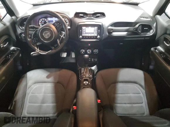 2017 Jeep Renegade Latitude with VIN ZACCJABB9HPG67072, listed as a Copart auction lot 55957745 with 92,078 mi miles and Salvage title. Bid and sale history available at DreamBid. Image 8.