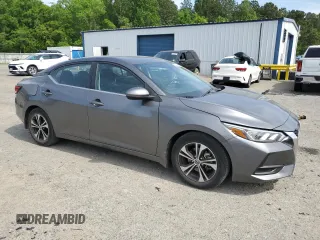 2021 Nissan Sentra SV with VIN 3N1AB8CV2MY288803, listed as a Copart auction lot 53004905 with 30,691 mi miles and Salvage Title. Bid and sale history available at DreamBid. Image 4.