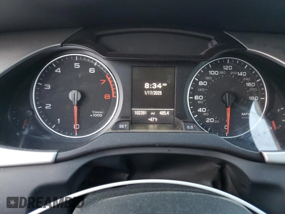 2012 Audi A4 2.0T Premium Plus with VIN WAUEFAFL5CN014508, listed as a Copart auction lot 88993065 with 102,391 mi miles and Salvage Title. Bid and sale history available at carsss.com. Image 9.