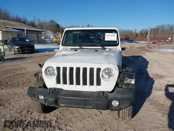 2021 Jeep Wrangler Unlimited Sport S with VIN 1C4HJXDG8MW841292, listed as a IAAI auction lot 41431503 with Not Provided miles and . Bid and sale history available at DreamBid. Image 12.