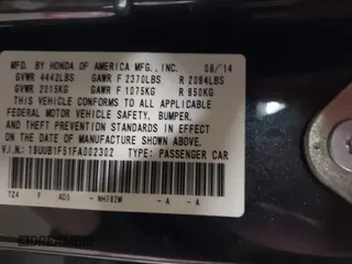 2015 Acura TLX Technology z VIN 19UUB1F51FA002302, wystawiony jako IAAI lot #41450716 z przebiegiem 124 498 mil mil oraz . Historia ofert i sprzedaży dostępna na DreamBid. Obrazek 9.