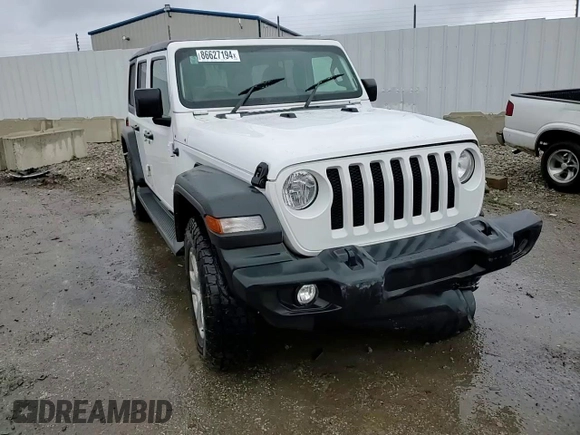 2021 Jeep Wrangler Unlimited Sport with VIN 1C4HJXKN5MW672852, listed as a Copart auction lot 86627194 with 66,727 mi miles and Salvage title. Bid and sale history available at DreamBid. Image 15.
