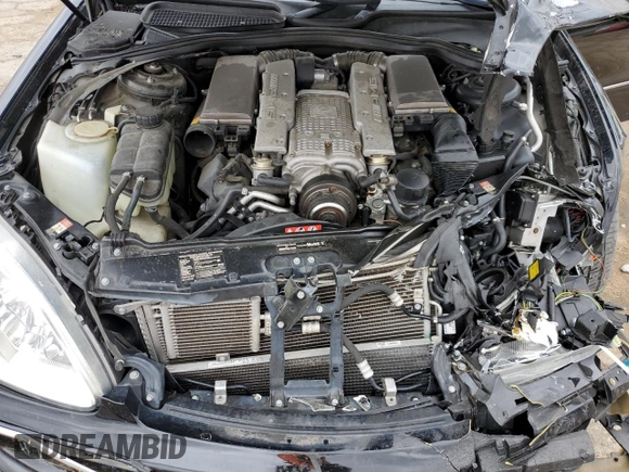2004 Mercedes-Benz S 55 AMG with VIN WDBNG74J04A407814, listed as a Copart auction lot 47820895 with 57,096 mi miles and Salvage Title. Bid and sale history available at DreamBid. Image 11.