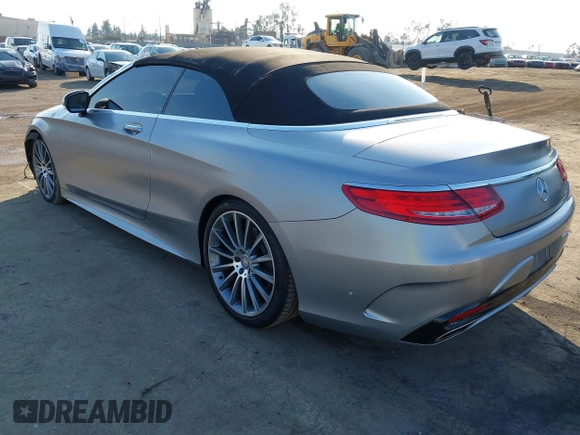 2017 Mercedes-Benz S 550 with VIN WDDXK8CB7HA020360, listed as a IAAI auction lot 41356889 with 43,706 mi miles and . Bid and sale history available at DreamBid. Image 3.