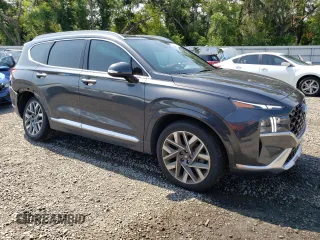 2022 Hyundai Santa Fe Calligraphy with VIN 5NMS54AL0NH381852, listed as a Copart auction lot 53951614 with 36,304 mi miles and Salvage Title. Bid and sale history available at carsss.com. Image 4.