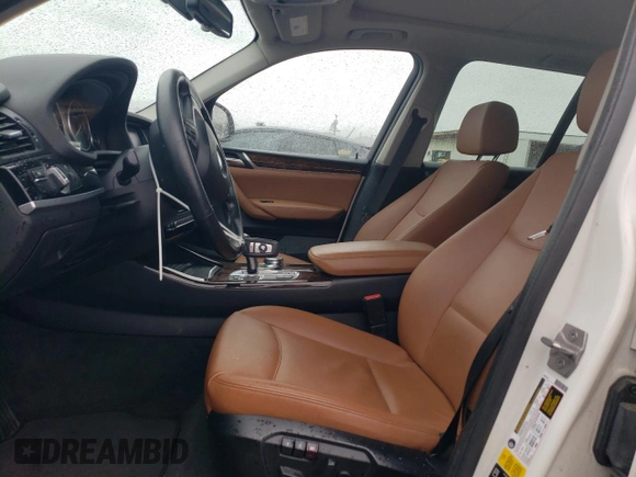 2017 BMW X3 xDrive28i with VIN 5UXWX9C56H0T09497, listed as a Copart auction lot 48904575 with 110,950 mi miles and Salvage Title. Bid and sale history available at DreamBid. Image 7.
