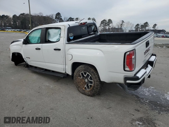 2022 GMC Canyon 4WD AT4 w/Cloth with VIN 1GTG6FEN5N1155598, listed as a Copart auction lot 41970495 with 57,572 mi miles and Salvage Title. Bid and sale history available at carsss.com. Image 2.