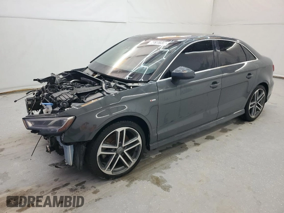 2017 Audi A3 Sedan Premium Plus with VIN WAUGUGFF8H1028039, listed as a Copart auction lot 66107374 with 87,625 mi miles and Clean Title. Bid and sale history available at carsss.com. Image 1.