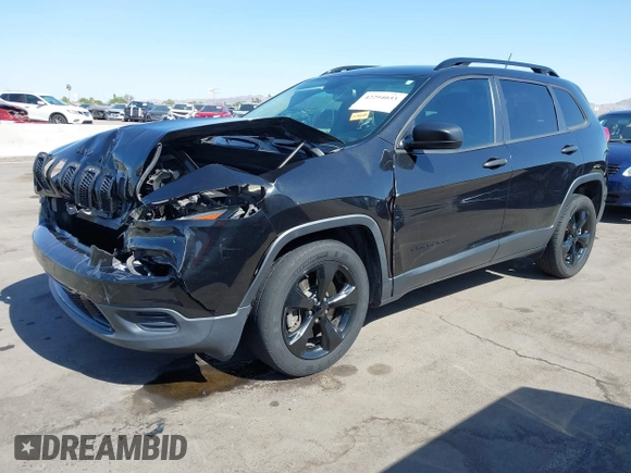2016 Jeep Cherokee Altitude with VIN 1C4PJLAB2GW329397, listed as a IAAI auction lot 42294033 with 96,812 mi miles and . Bid and sale history available at DreamBid. Image 2.