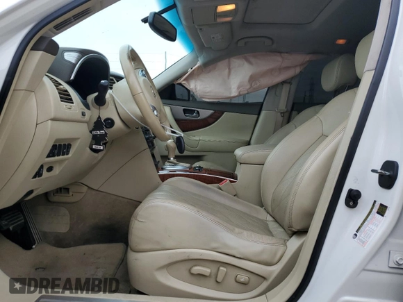 2012 Infiniti FX with VIN JN8AS1MU8CM121118, listed as a Copart auction lot 56963224 with Not provided miles and Salvage title. Bid and sale history available at DreamBid. Image 7.