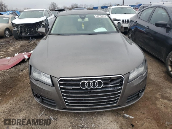 2012 Audi A7 3.0 Premium Plus with VIN WAUYGAFC3CN050160, listed as a Copart auction lot 52373125 with 127,617 mi miles and Clean Title. Bid and sale history available at carsss.com. Image 5.