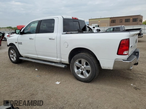 2017 Ram 1500 Big Horn with VIN 3C6RR7LT3HG784703, listed as a Copart auction lot 49700353 with 19,619 mi miles and Salvage title. Bid and sale history available at DreamBid. Image 2.