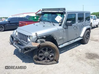 2013 Jeep Wrangler Unlimited Sahara with VIN 1C4BJWEG4DL666930, listed as a IAAI auction lot 42310569 with 206,577 mi miles and . Bid and sale history available at DreamBid. Image 2.