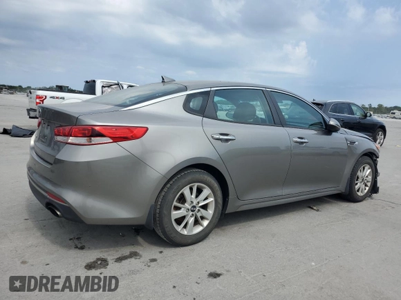 2017 Kia Optima LX with VIN 5XXGT4L3XHG125942, listed as a Copart auction lot 61654015 with 108,582 mi miles and Salvage title. Bid and sale history available at DreamBid. Image 3.