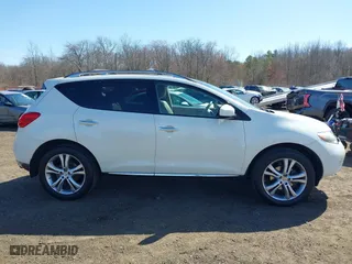 2009 Nissan Murano SL with VIN JN8AZ18W19W113804, listed as a IAAI auction lot 41802043 with 107,803 mi miles. Bid and sale history available at carsss.com. Image 13.
