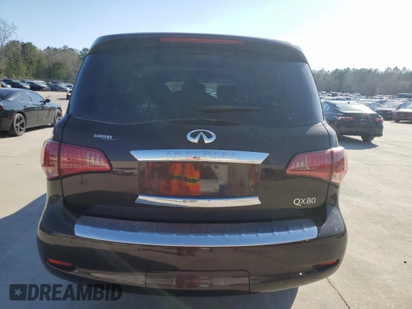 2015 Infiniti QX80 with VIN JN8AZ2ND4F9770423, listed as a Copart auction lot 48514955 with 88,688 mi miles and Salvage title. Bid and sale history available at DreamBid. Image 6.