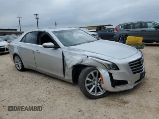 2017 Cadillac CTS RWD with VIN 1G6AP5SX0H0187343, listed as a Copart auction lot 54261215 with 45,812 mi miles and Salvage title. Bid and sale history available at DreamBid. Image 4.