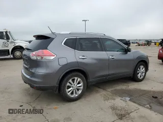 2016 Nissan Rogue SV with VIN KNMAT2MV9GP673965, listed as a Copart auction lot 55348165 with 152,680 mi miles and Clean Title. Bid and sale history available at carsss.com. Image 3.