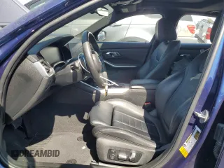 2020 BMW 3 Series 330i with VIN WBA5R1C08LFH41897, listed as a Copart auction lot 50094785 with 55,930 mi miles and Salvage Title. Bid and sale history available at carsss.com. Image 7.